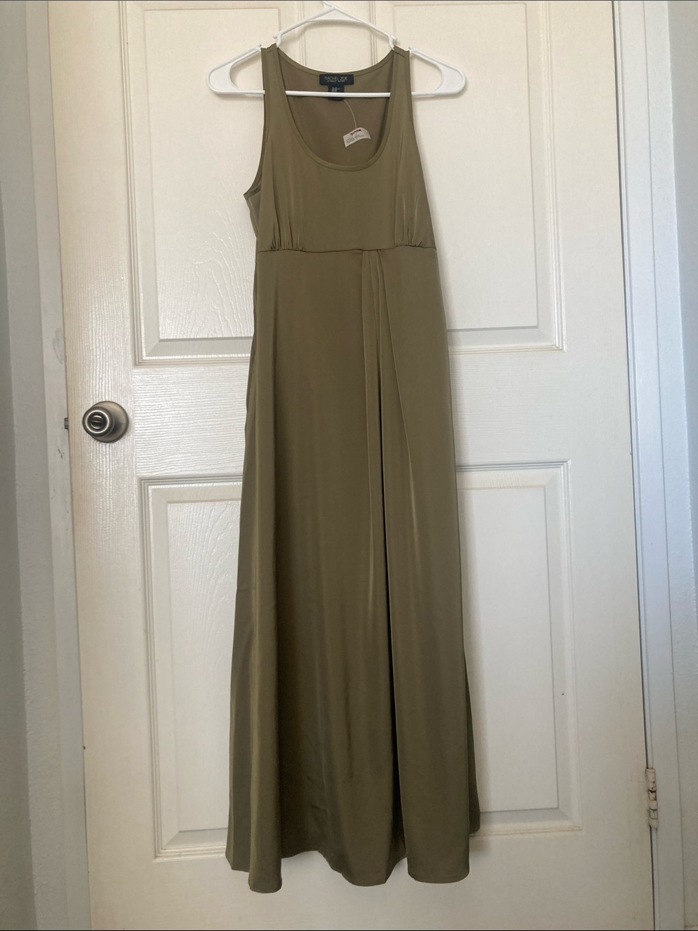 Rachel Zoe Olive Sleeveless Scoop Maxi Dress